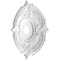 Ekena Millwork Attica PVC Ceiling Medallion (Canopies up to 7 3/4"), 22"OD x 3 1/2"ID x 1"P, Metallic Dark Copper CMP22ATCDC - alternate 2